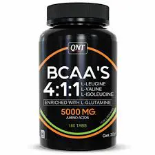 BCAA 4.1.1 + L- Glutamine – 500mg – 180 Tabs – QNT