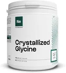 Glycine Cristallisée en gélules – 120 Gélules – Nutrielement