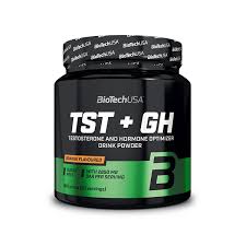 Booster de Testostérone TST + GH – 300g – Saveur Orange – Biotech USA