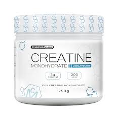 Créatine Monohydrate Unflavoured Poudre – 250g – Pharmapure