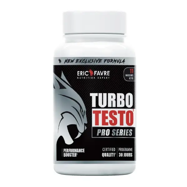 Turbo Testo – Pro Series – 120 Comprimés – Eric Favre